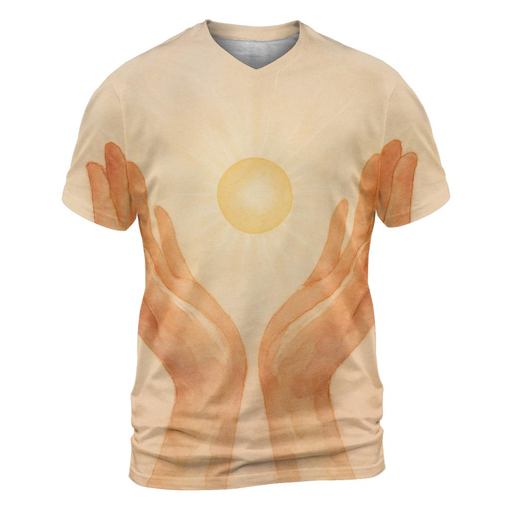 Open Hands Of Dawn designer pattern shirts