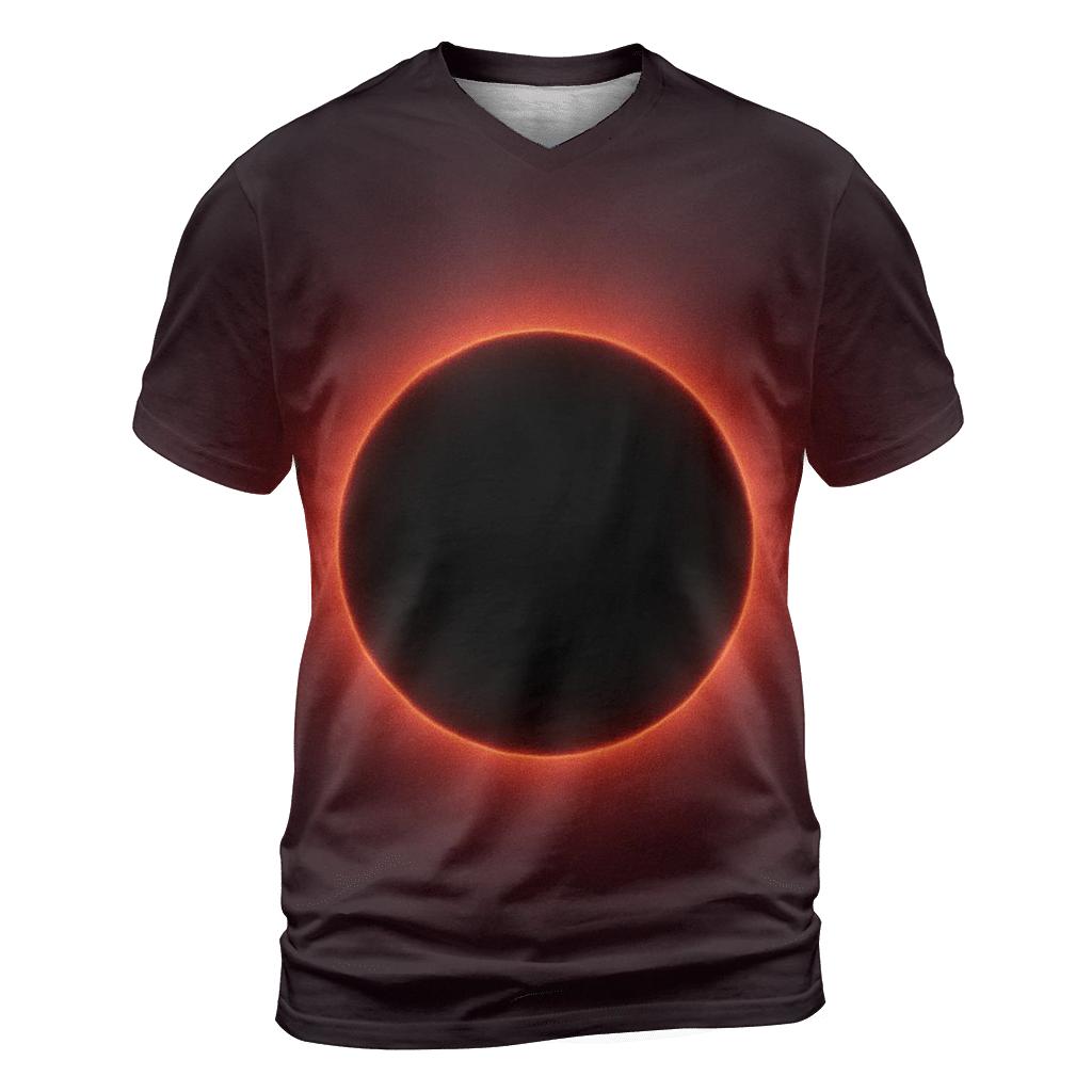 Velvet Plum Eclipse statement graphic shirts