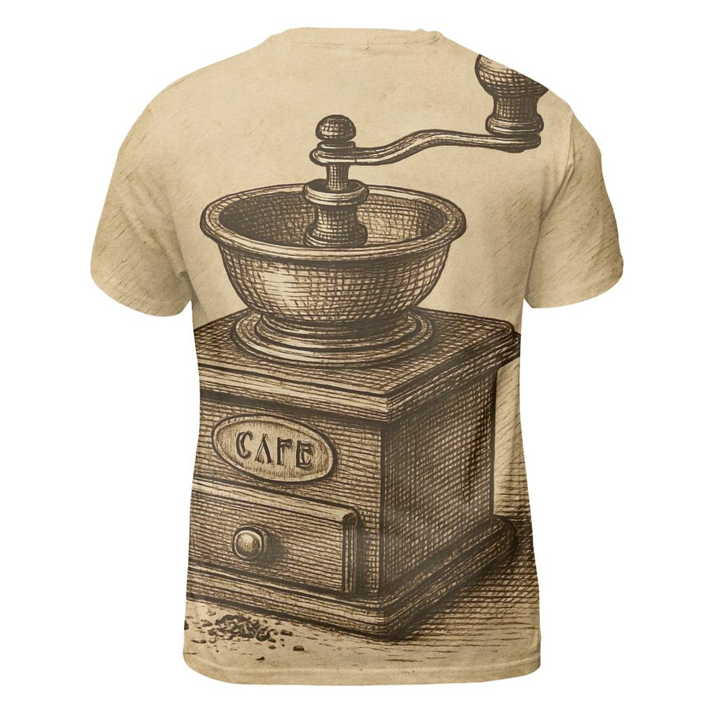 Vintage Grinder Etching designer pattern shirts