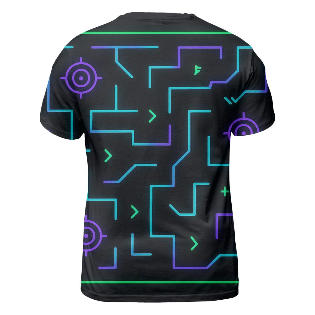 Laser Tag Arena Maze trendy printed shirt styles
