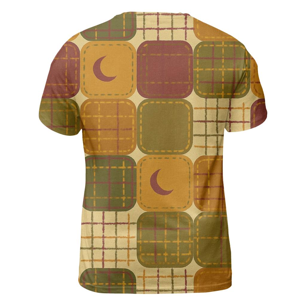 Harvest Moon Patchwork Plaid custom all-over print shirts