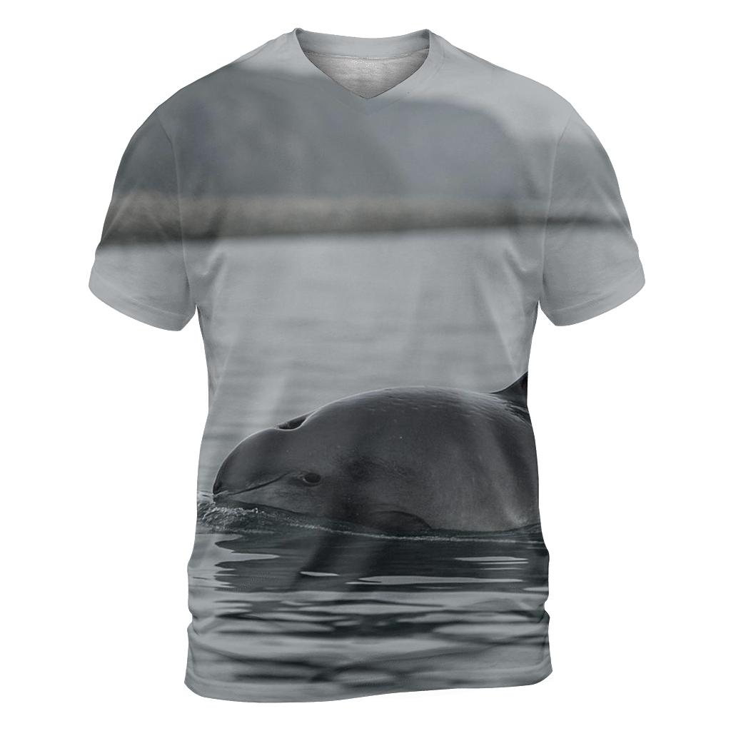 Pebble Dive Harbor Porpoise statement graphic shirts