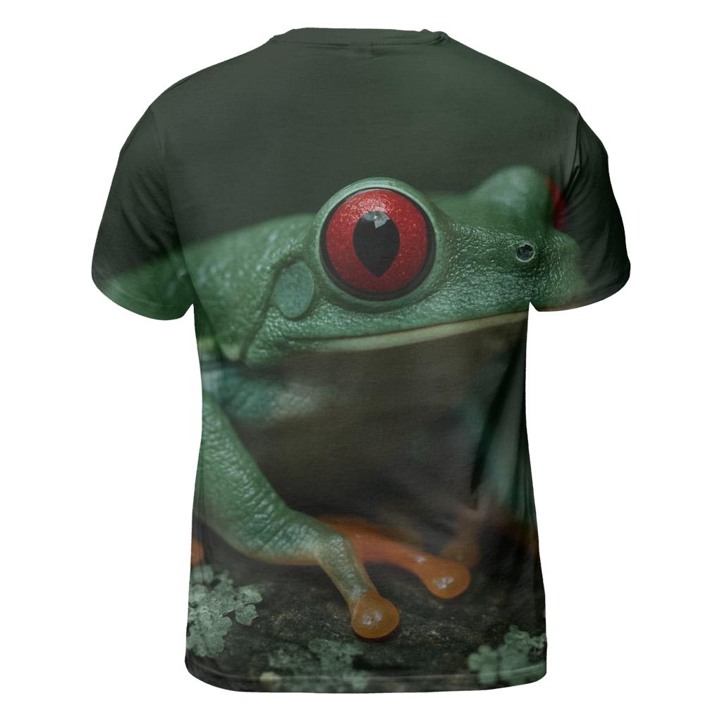 Lichen Bark Stillness Red Eyed Tree Frog personalized full print shirts