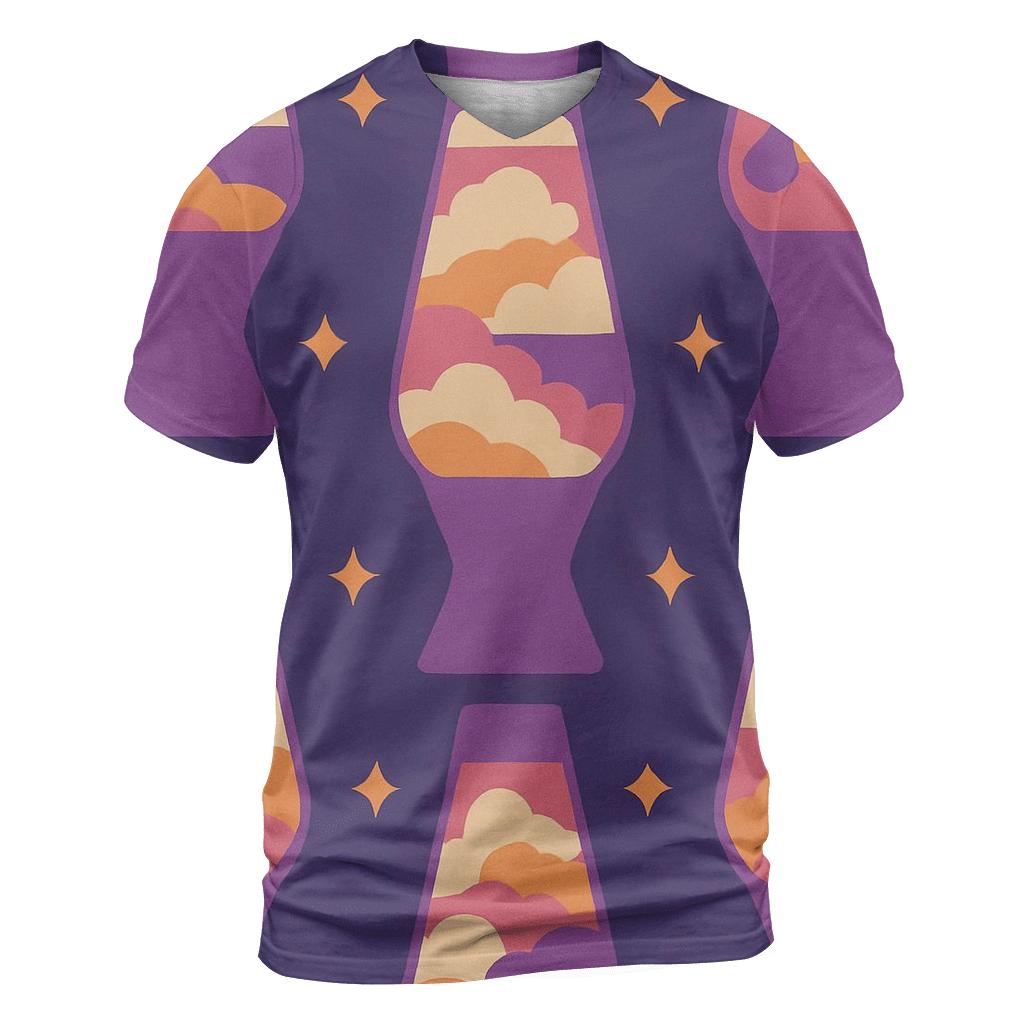 Cosmic Lava Lamp Layers trendy printed shirt styles