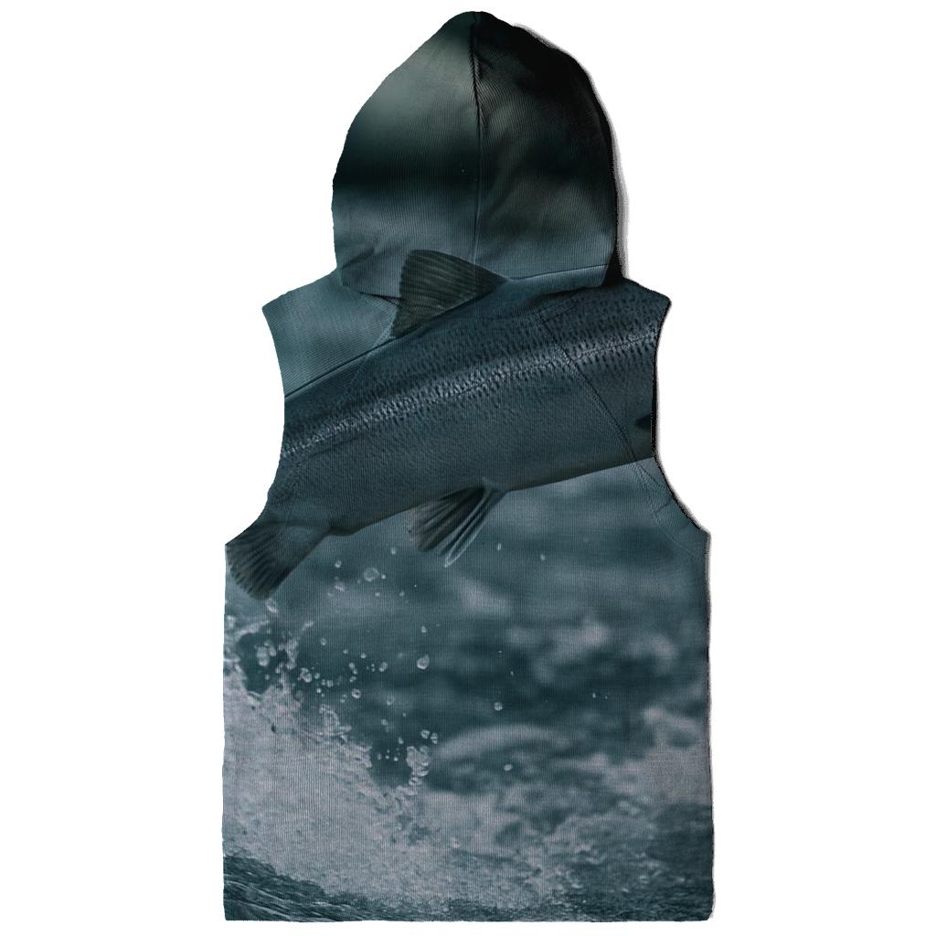 Riverglass Leap Atlantic Salmon lightweight hoodies