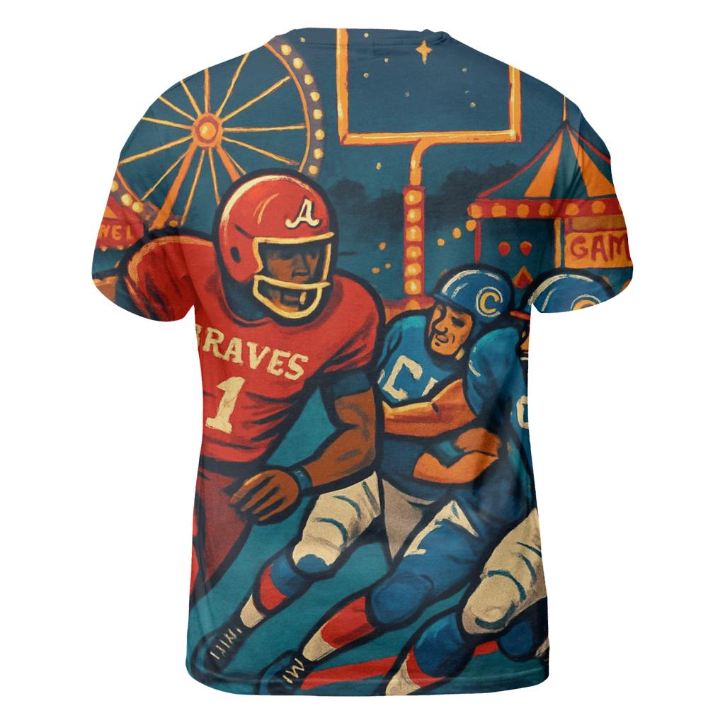 Carnival Midway Trick Play Tackle trendy printed shirt styles