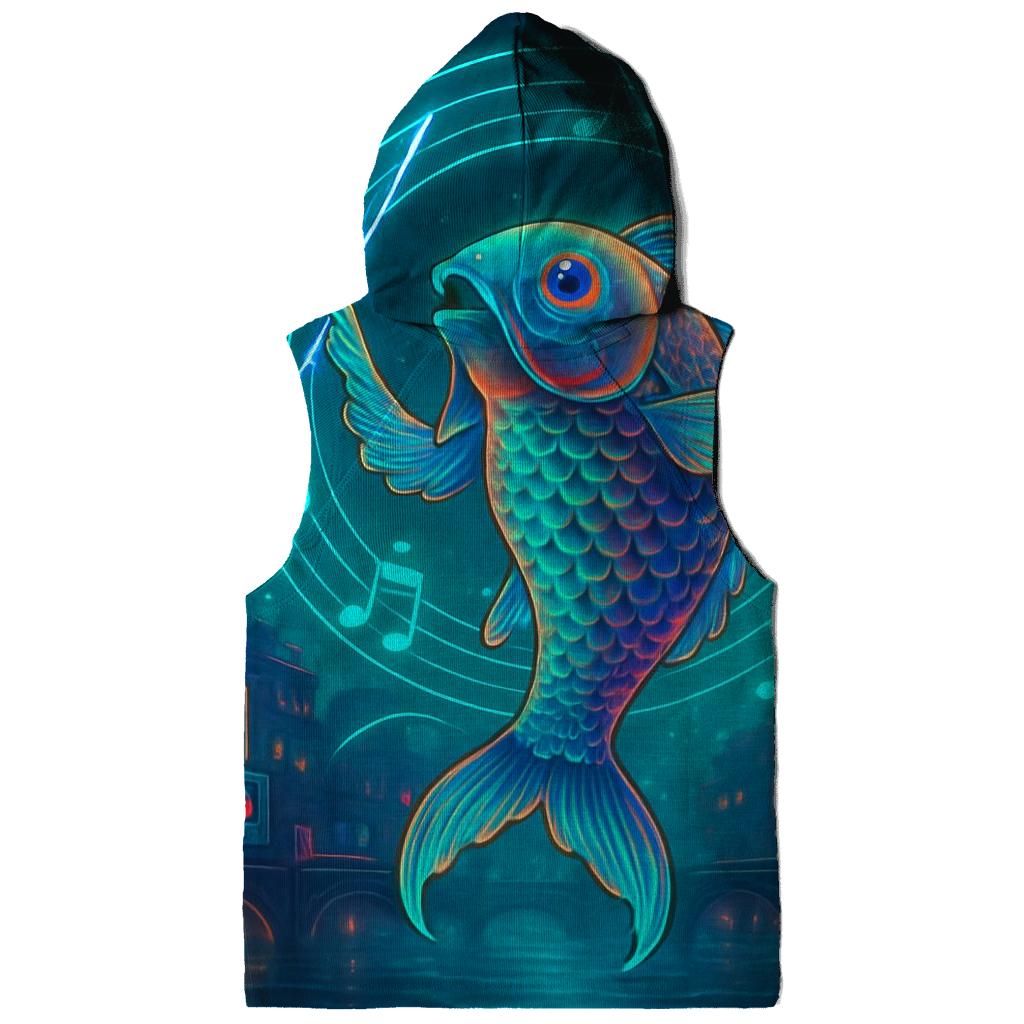 Neon Koi Orchestra zip-up hoodies