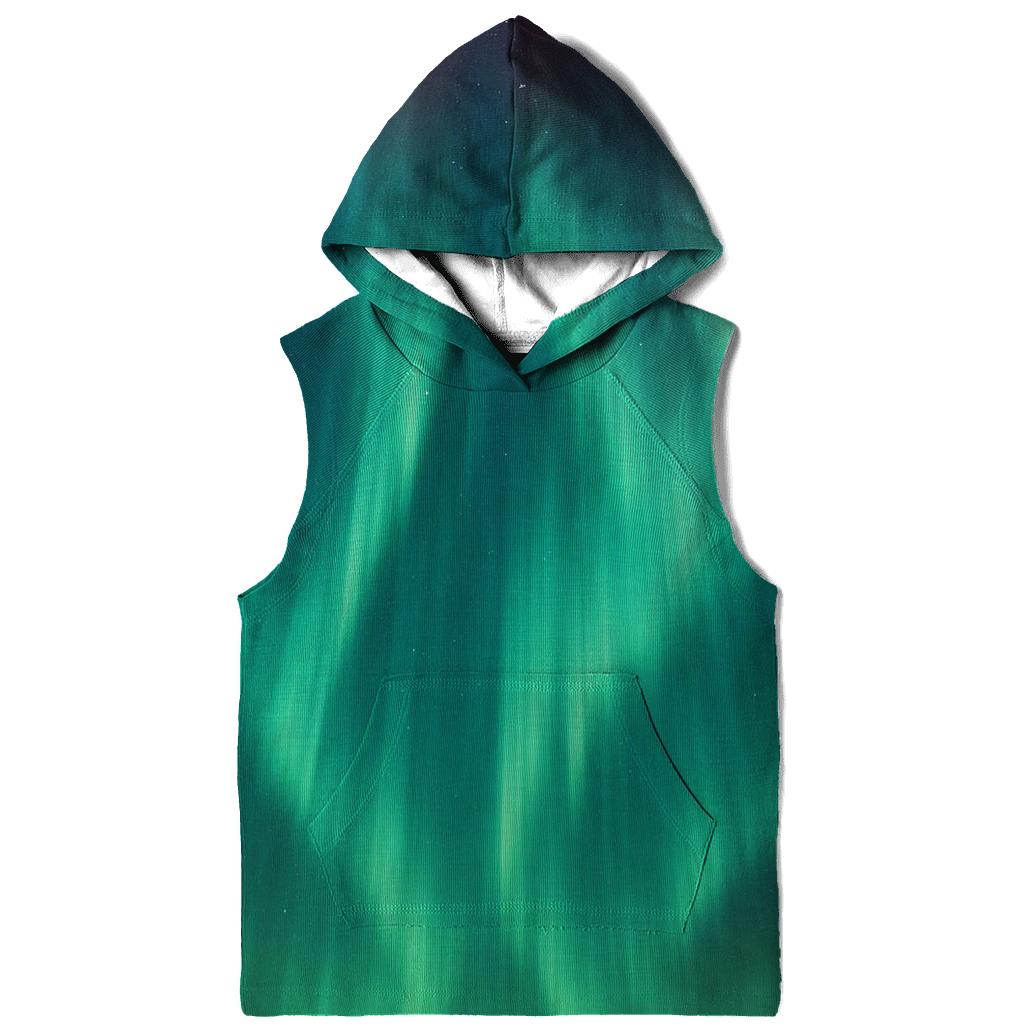 Aurora Curtain Over Polar Night printed hoodies