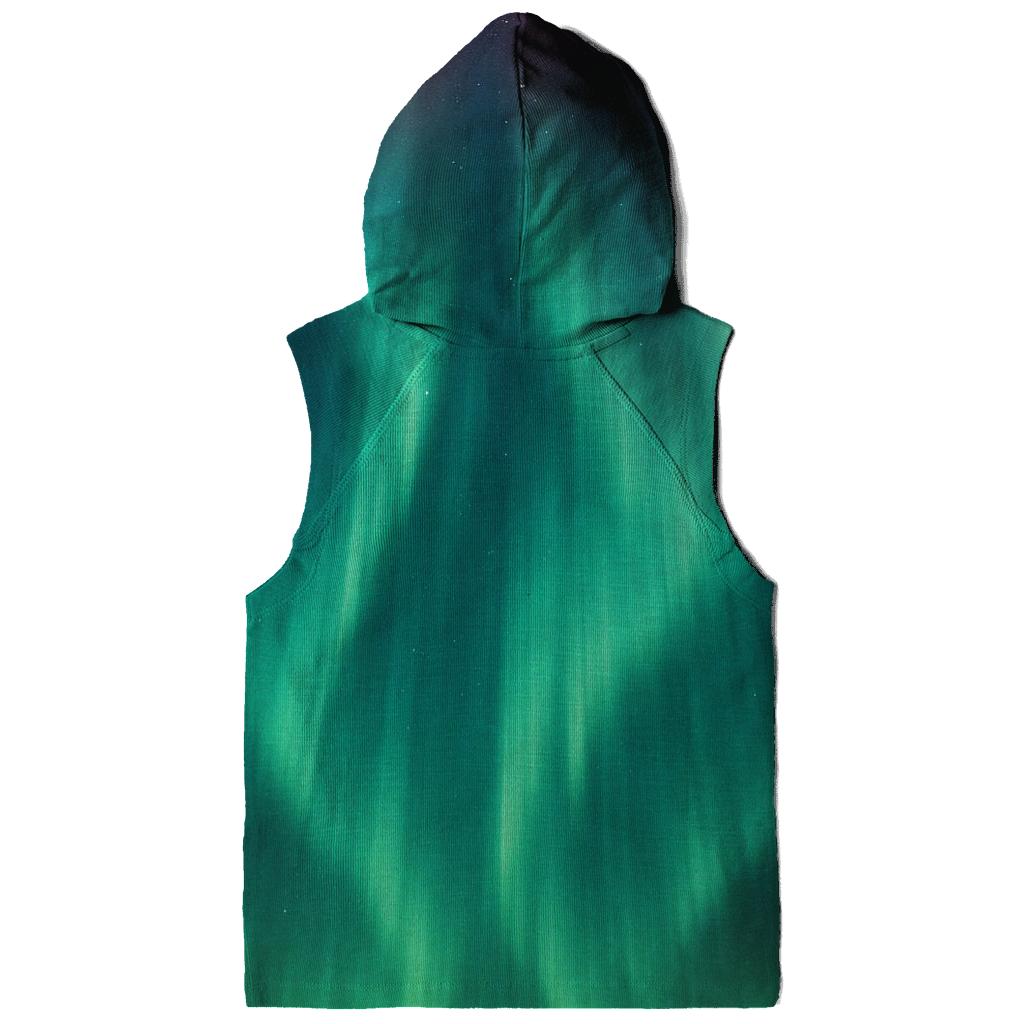Aurora Curtain Over Polar Night printed hoodies