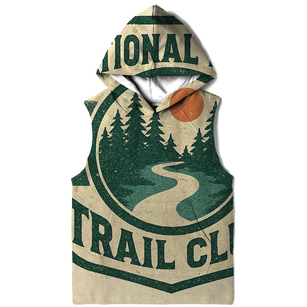 Worn 1970s National Park Trail Badge premium hoodies