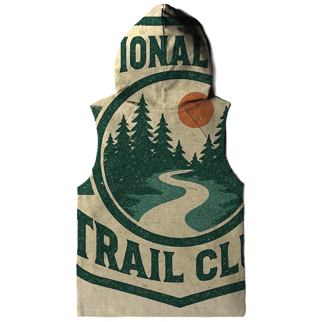 Worn 1970s National Park Trail Badge premium hoodies