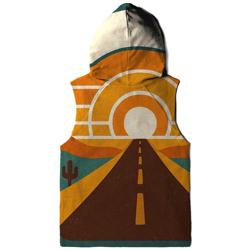 Desert Highway Sunburst Badge designer hoodies
