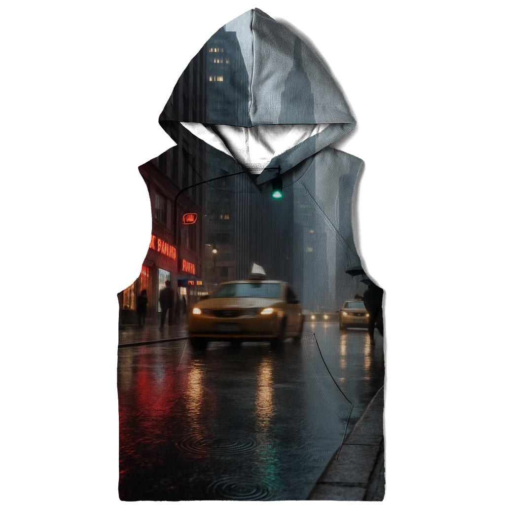 Rain Polished Broadway Canyon With Midtown Rising premium hoodies