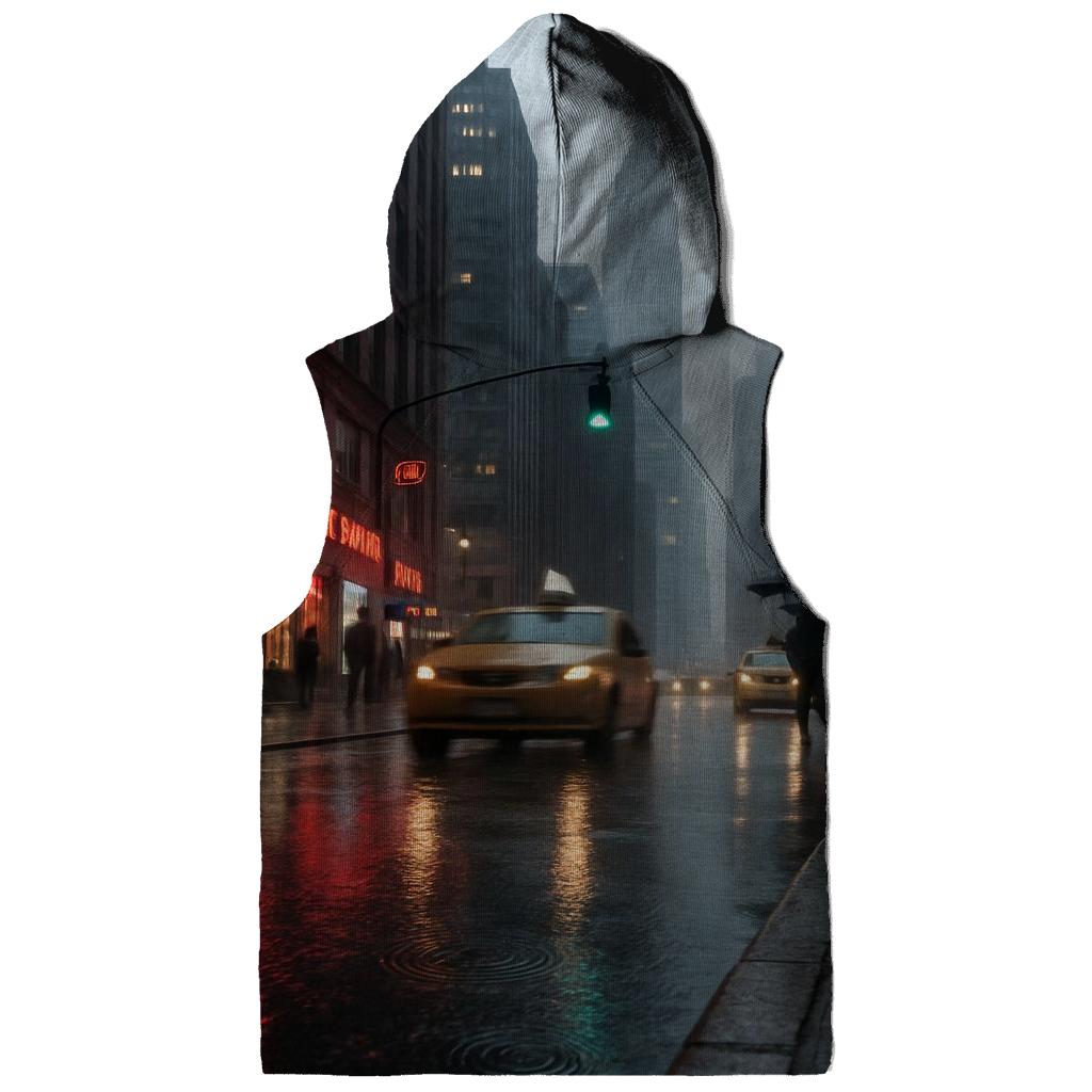 Rain Polished Broadway Canyon With Midtown Rising premium hoodies
