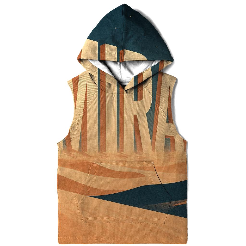 Desert Moon Mirage Typography heavyweight hoodies