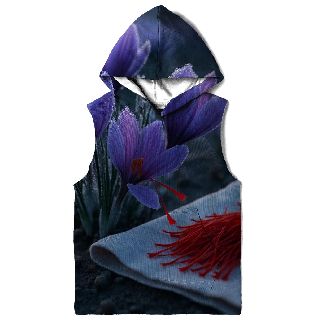 Saffron Crocus Harvest In Early Frost designer hoodies