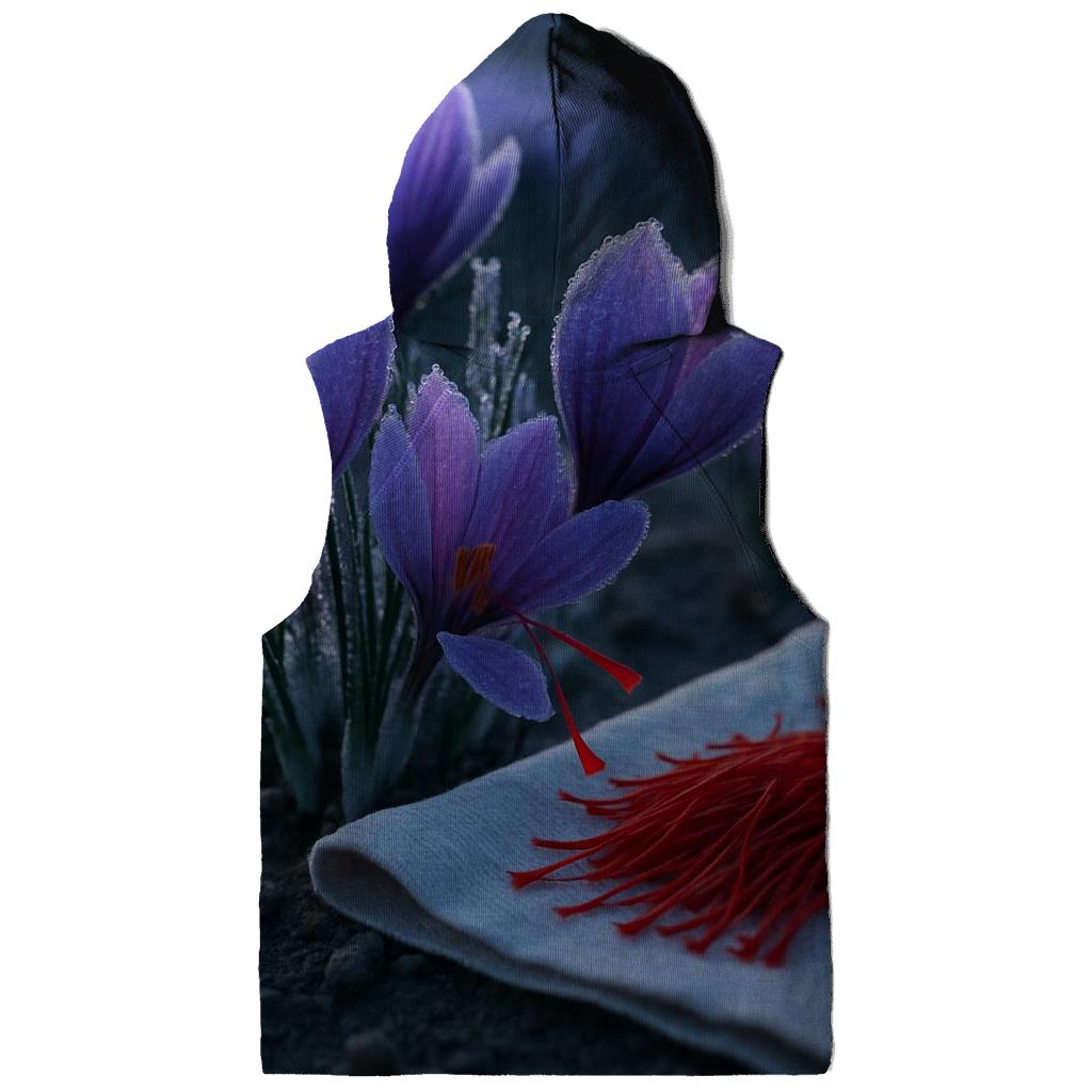 Saffron Crocus Harvest In Early Frost designer hoodies