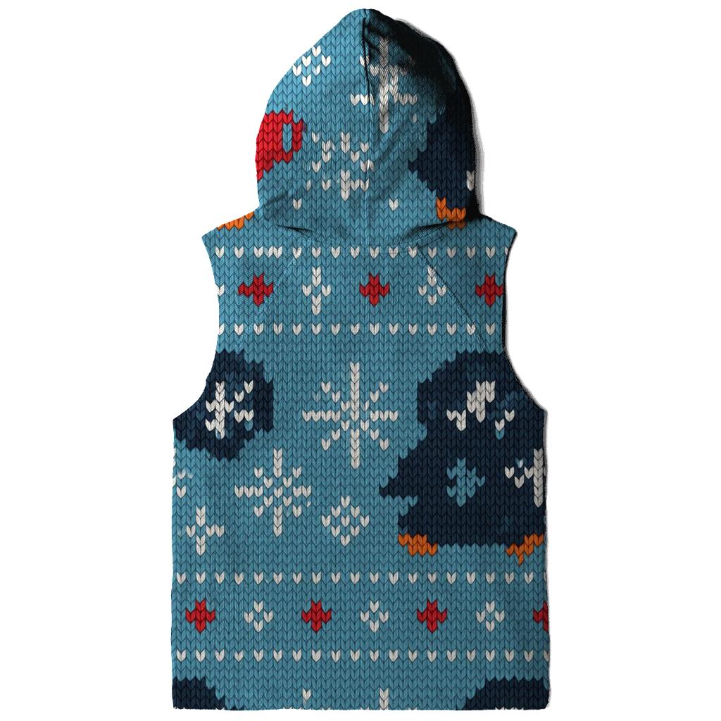 Frosty Penguin Cocoa March Design pullover hoodies