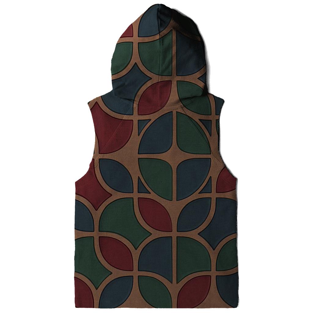 Bean Mosaic Tile embroidered hoodies