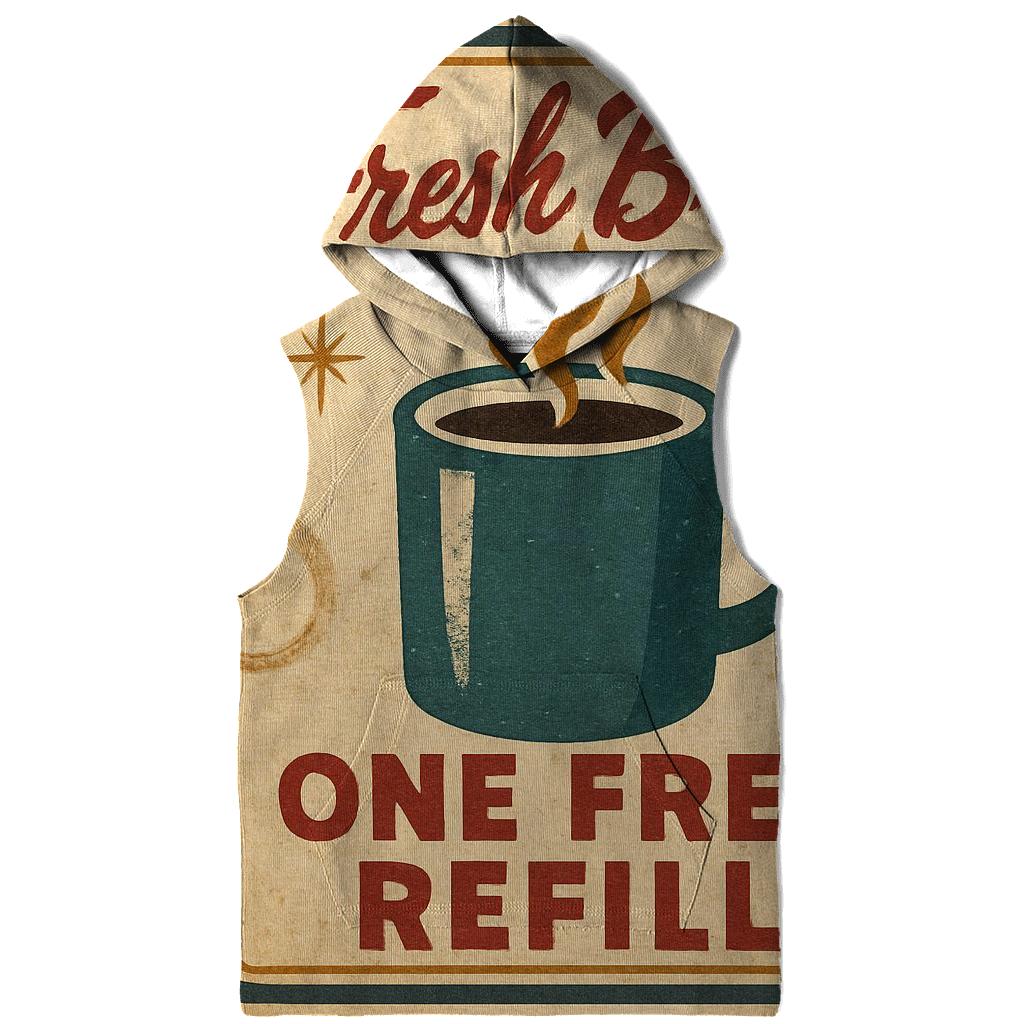 Faded 1950s Diner Coffee Coupon Poster pullover hoodies