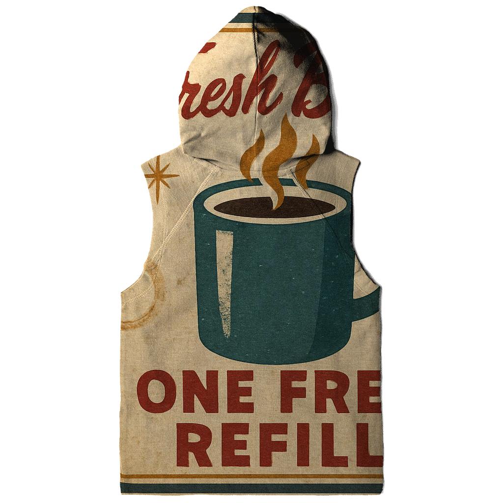 Faded 1950s Diner Coffee Coupon Poster pullover hoodies