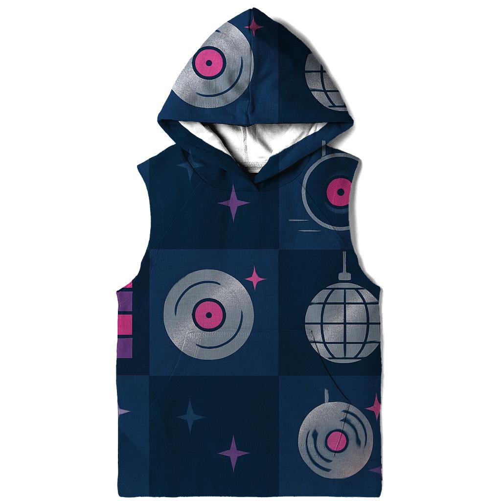 Disco Hour Star Grid graphic hoodies