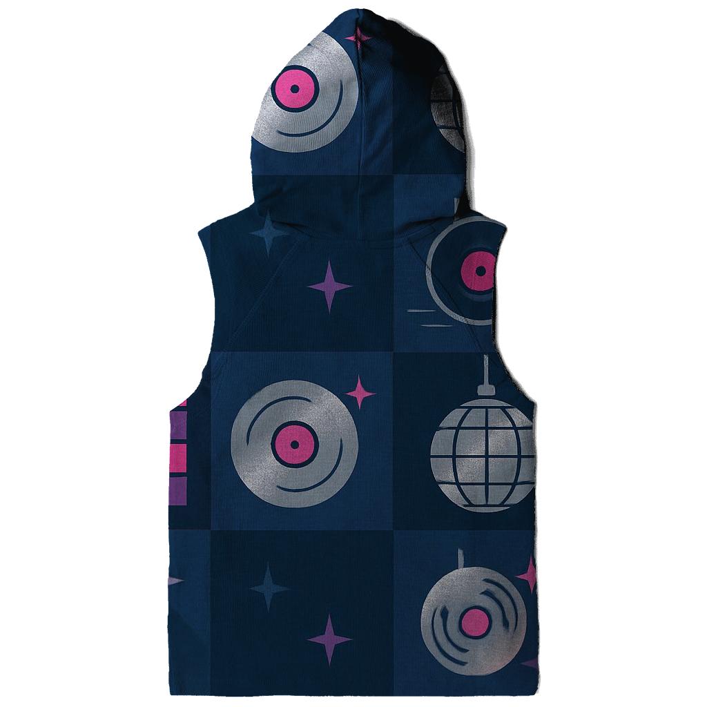 Disco Hour Star Grid graphic hoodies