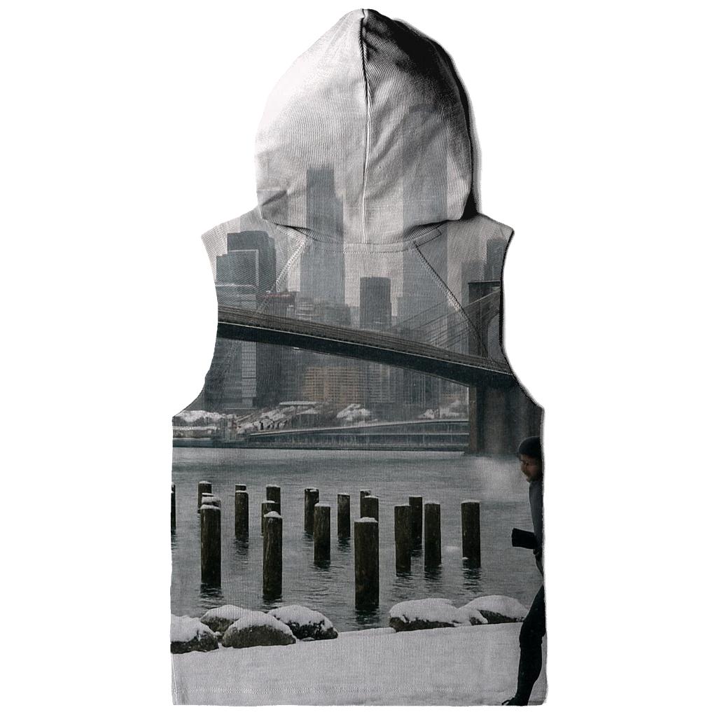 Winter Silence From Brooklyn Bridge Park Pier premium hoodies