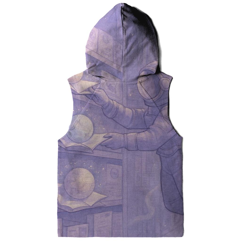 Moonlit Library Of Paper Planets custom hoodies