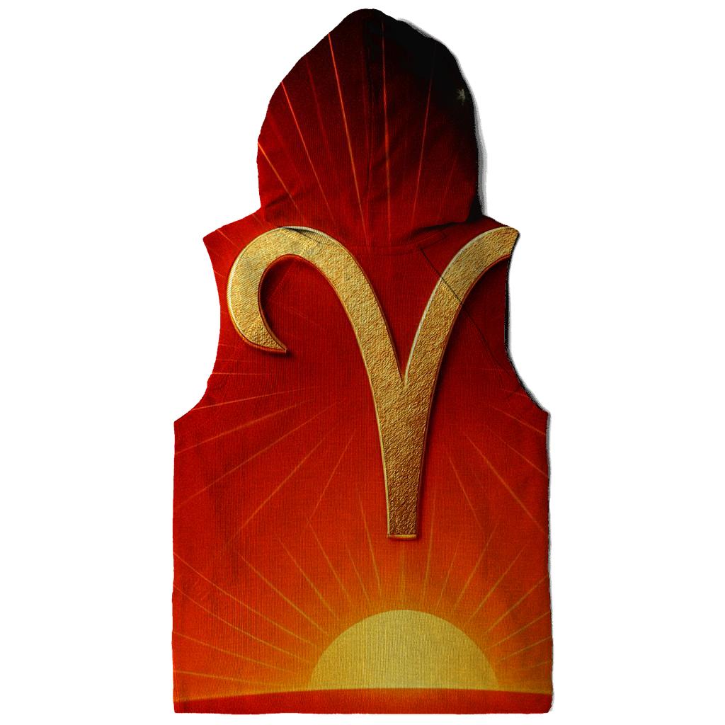 Aries Ram Horns Solar Ascendant lightweight hoodies