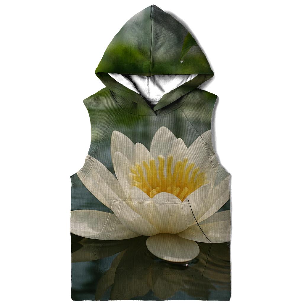 Water Lily Pollination Study In Greenhouse Basin heavyweight hoodies