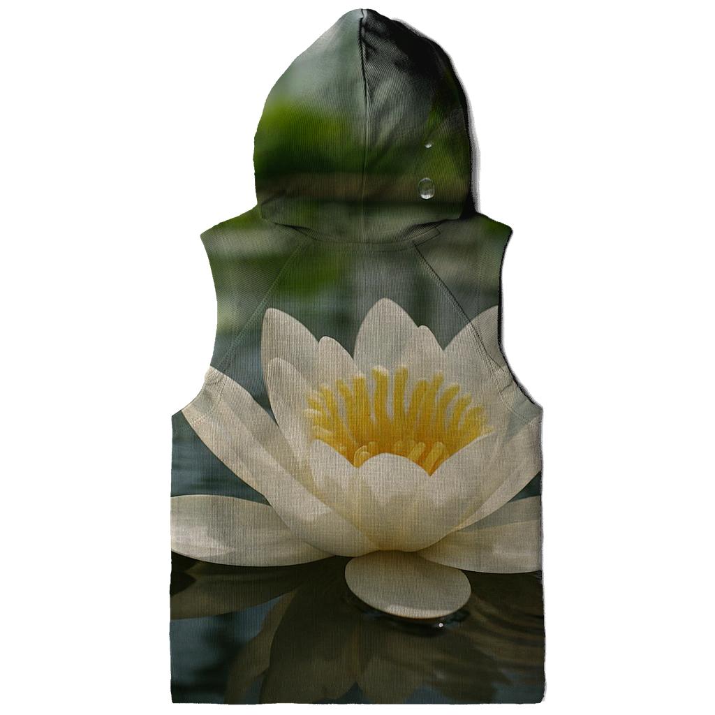 Water Lily Pollination Study In Greenhouse Basin heavyweight hoodies