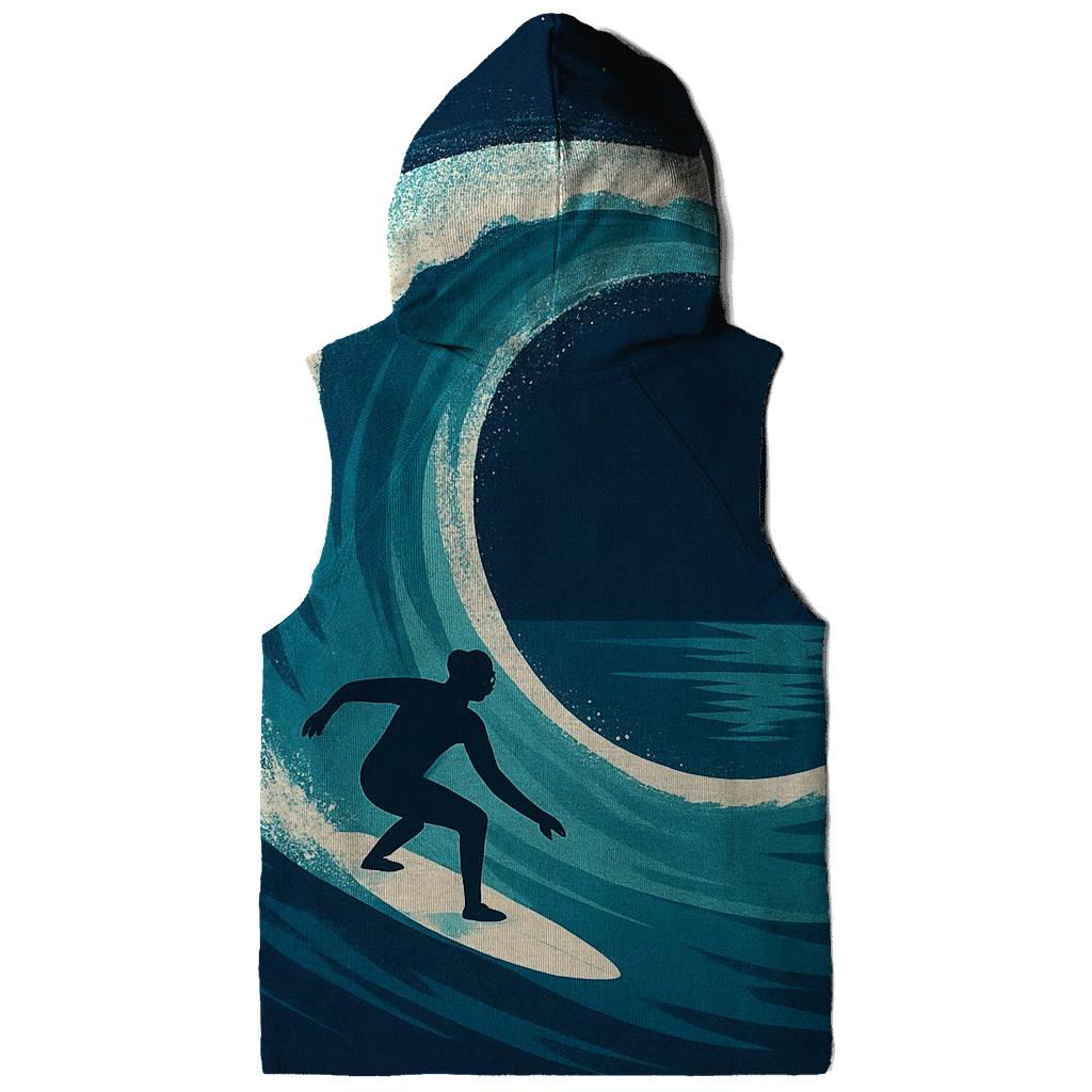 Indigo Wave Surf Orbit custom hoodies