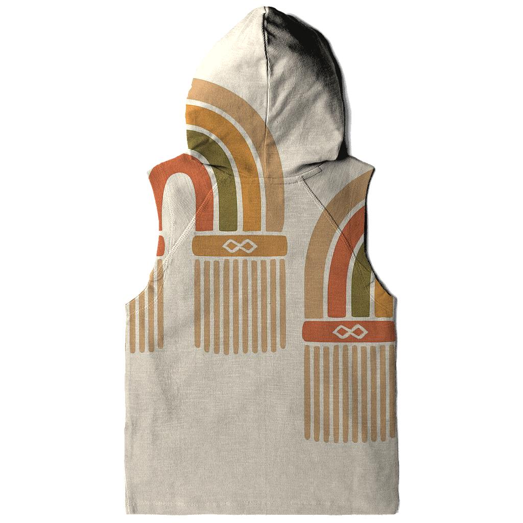 Macrame Rainbow Arches designer hoodies
