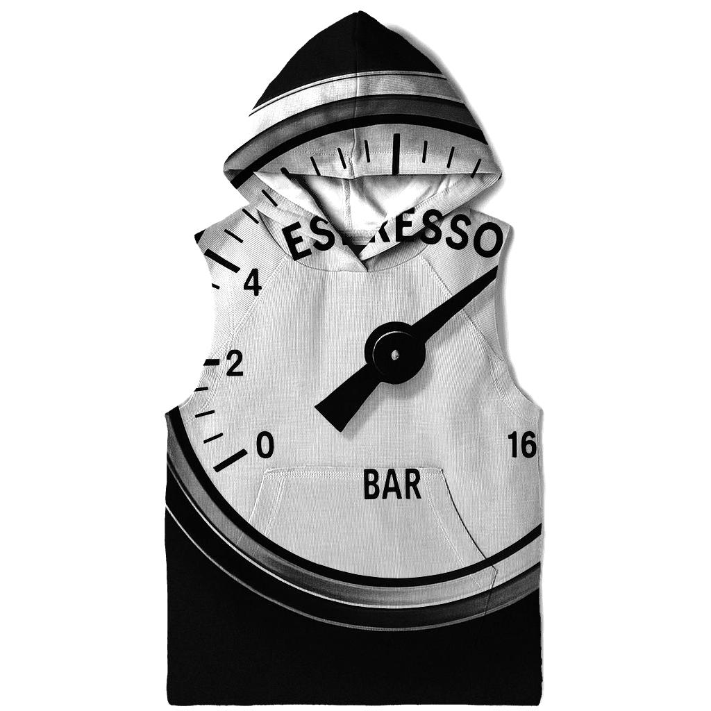 Espresso Gauge Dial zip-up hoodies