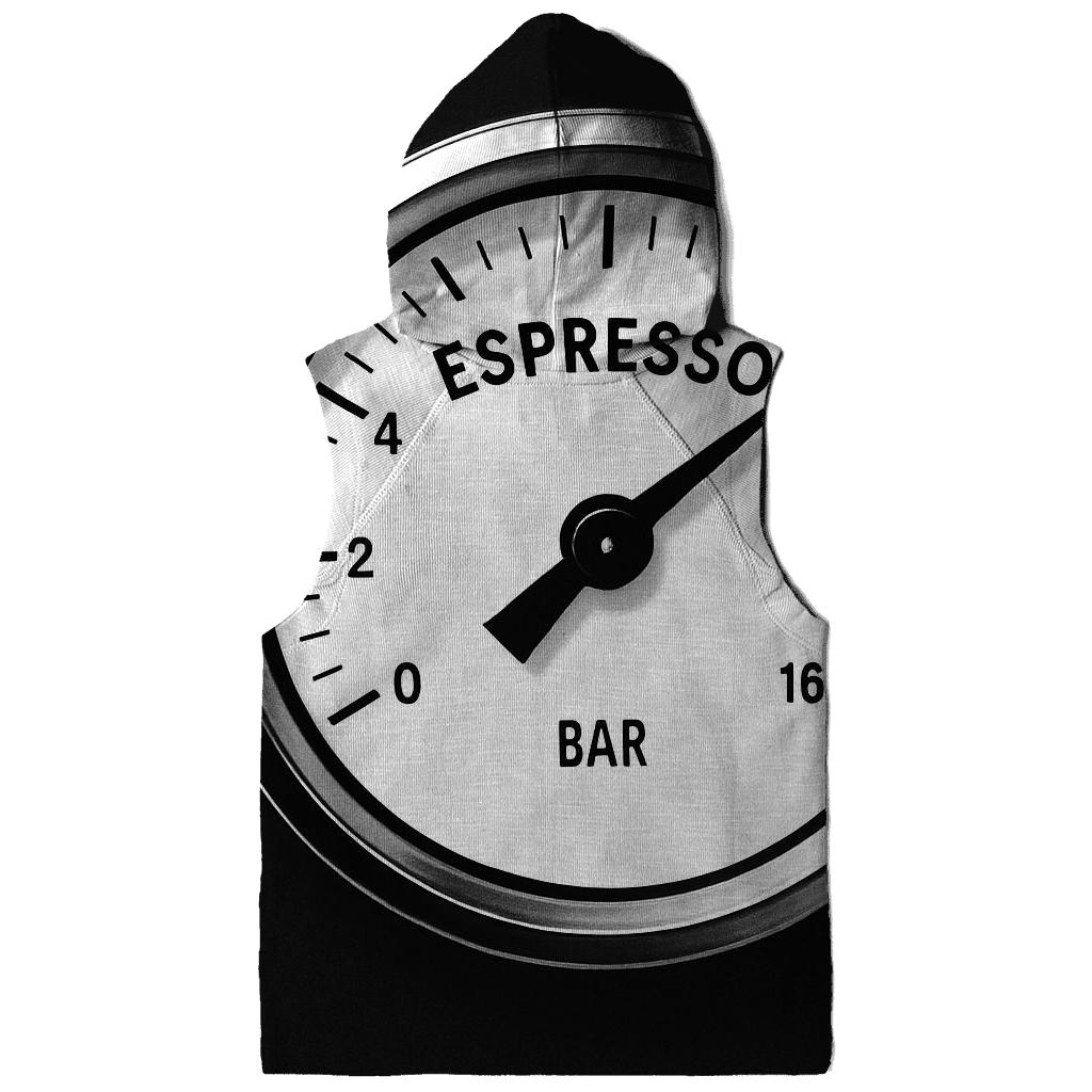 Espresso Gauge Dial zip-up hoodies