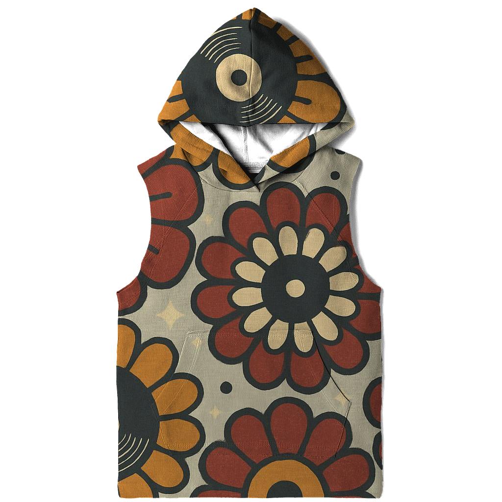Vinyl Record Blossom Wheels graphic hoodies