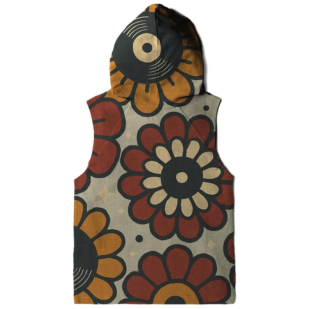 Vinyl Record Blossom Wheels graphic hoodies