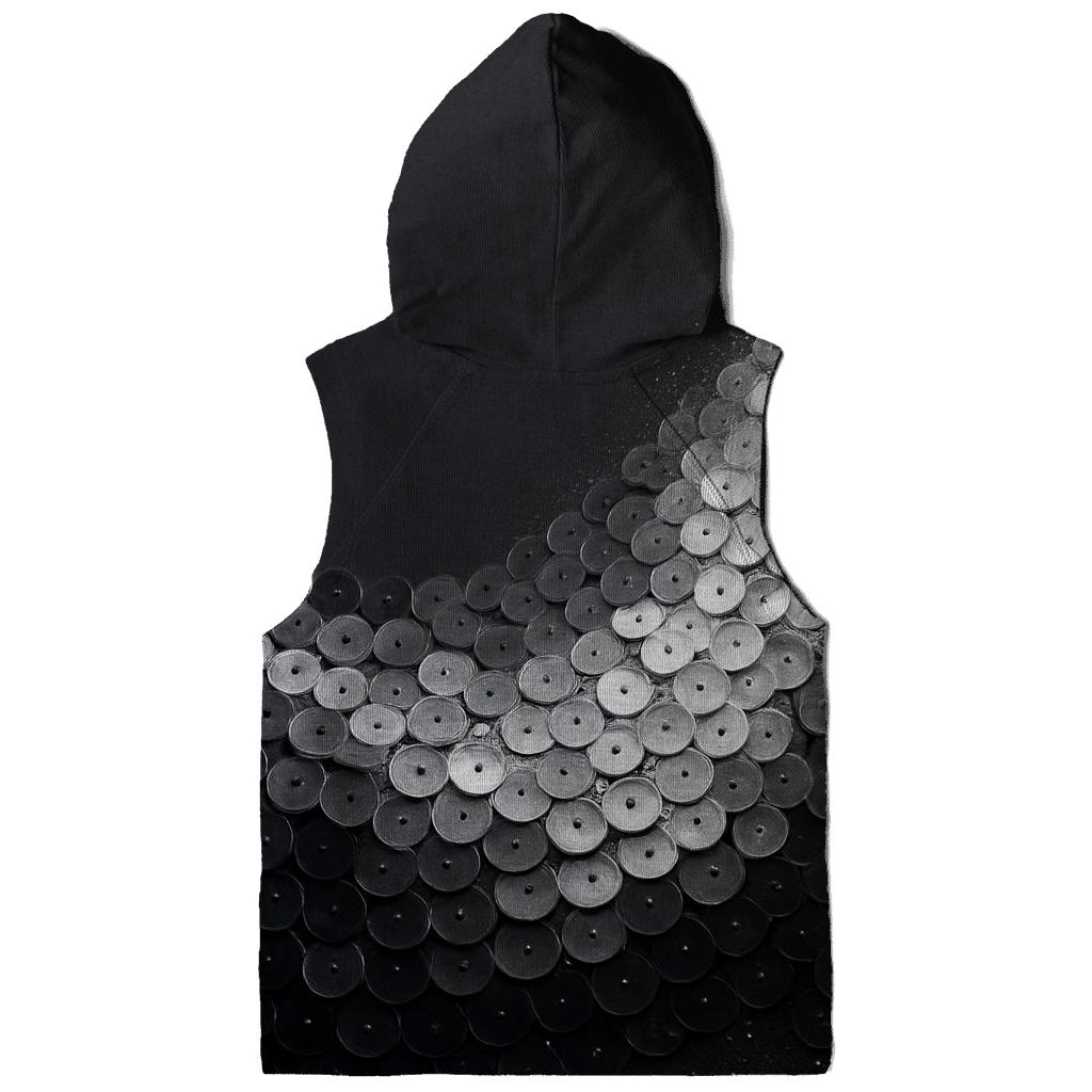 Silver Charcoal Sequin Tide hoodies fashion