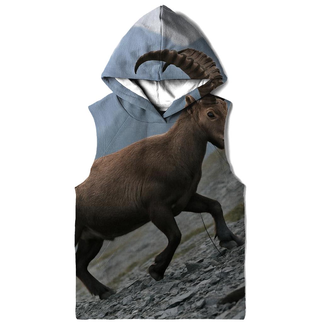 Scree Step Alpine Ibex pullover hoodies