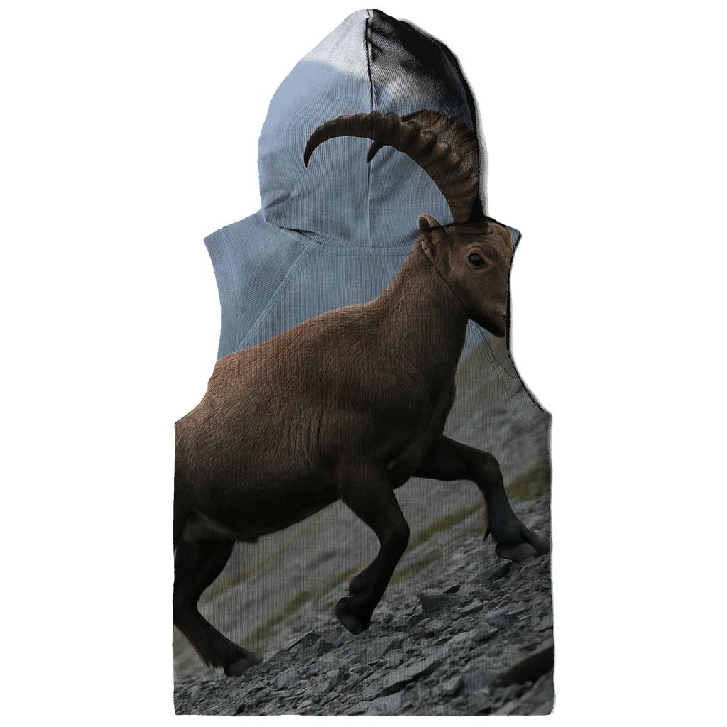 Scree Step Alpine Ibex pullover hoodies