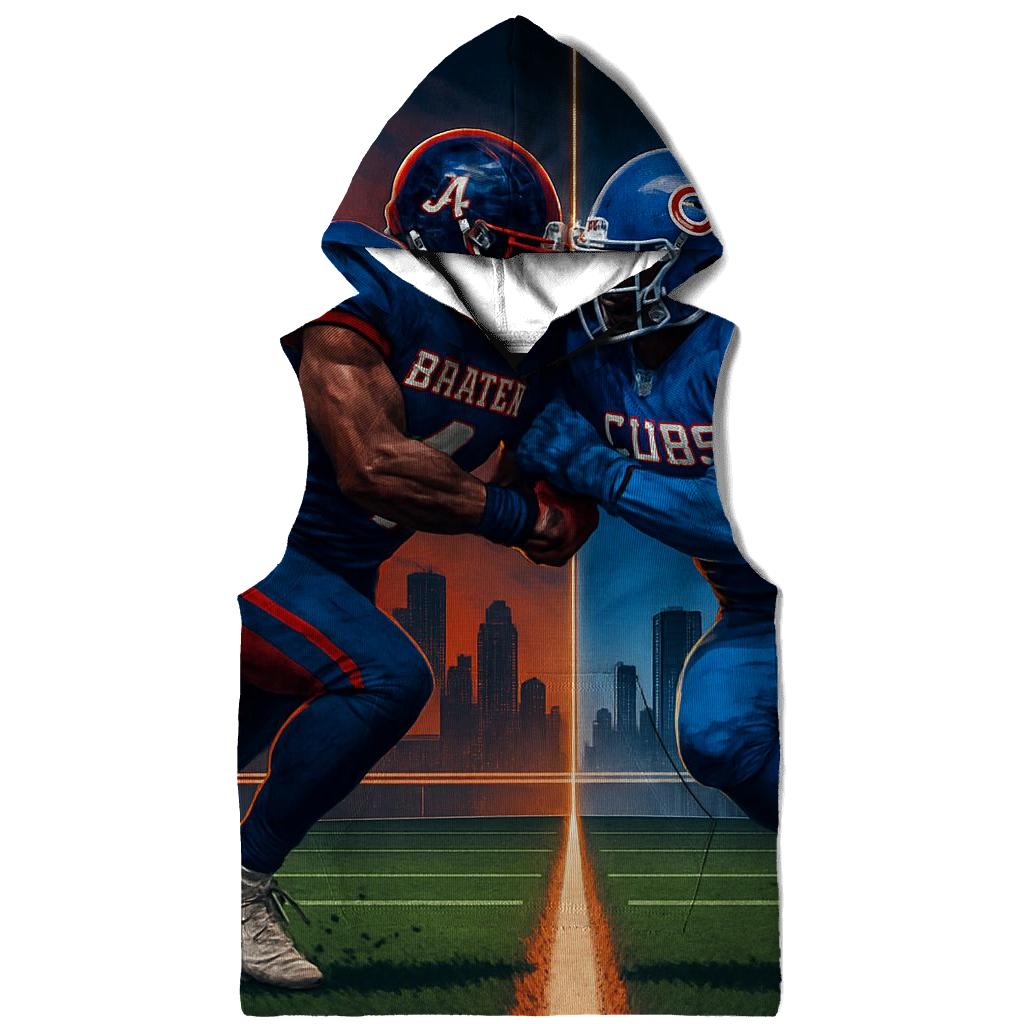 Skyline Scrimmage Braves Versus Cubs embroidered hoodies