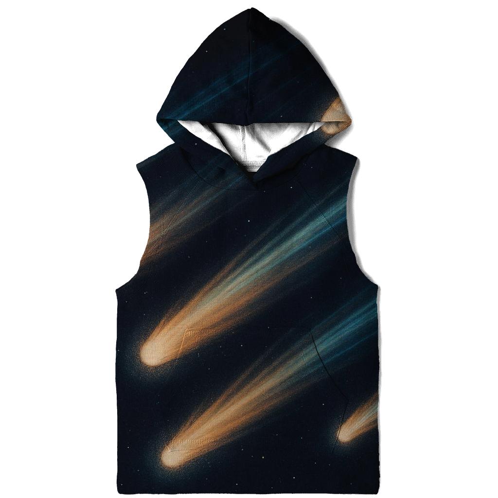 Comet Trail Fan And Ion Striae zip-up hoodies