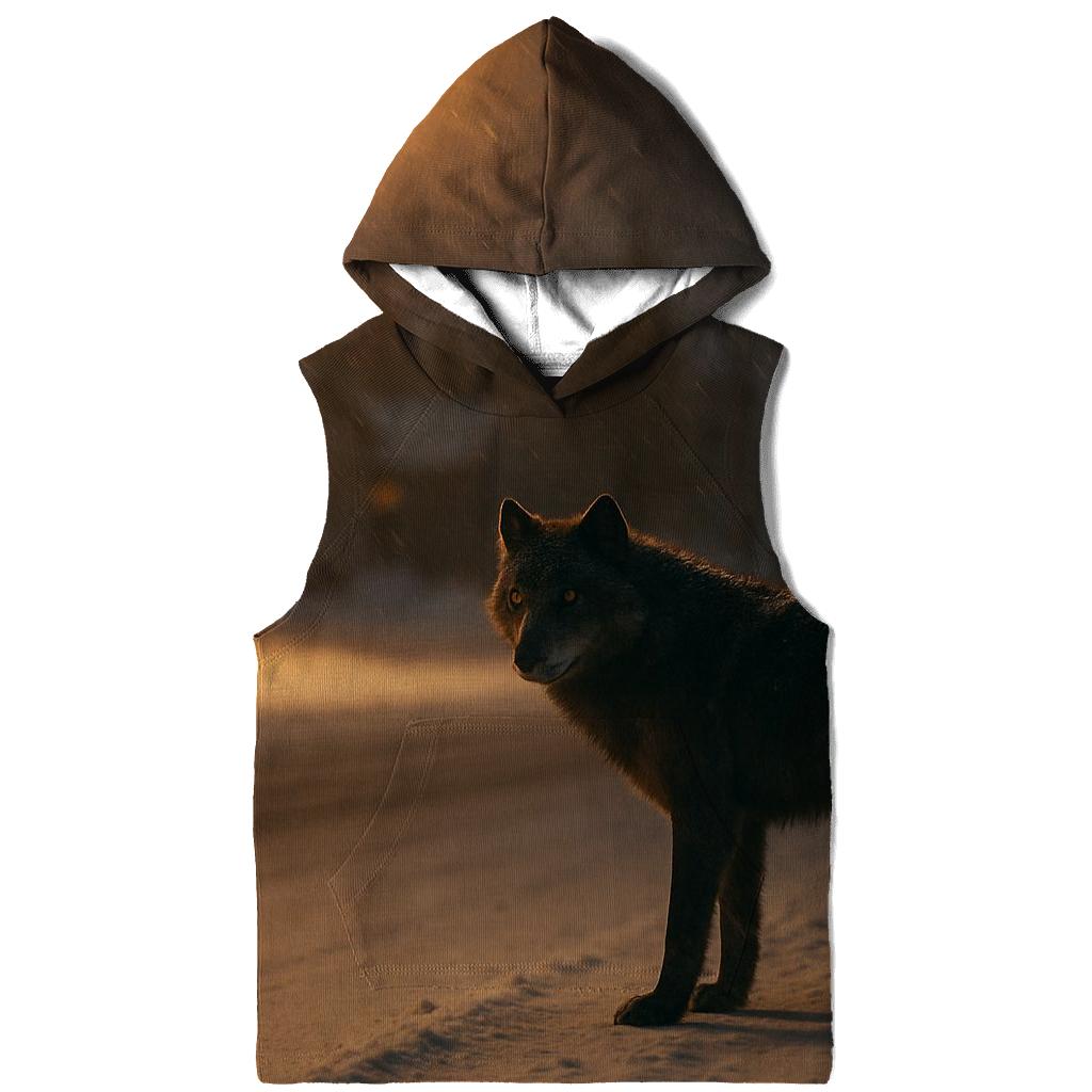 Night Streetlight Encounter On Northern Town Fringe graphic hoodies