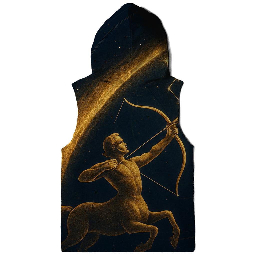 Sagittarius Archer Galactic Trajectory graphic hoodies