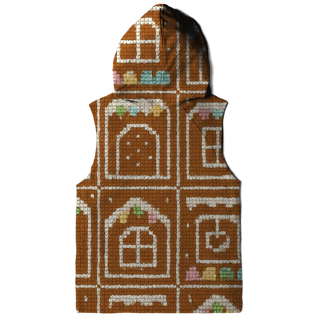Gingerbread House Window Quilt Design hoodies fashion