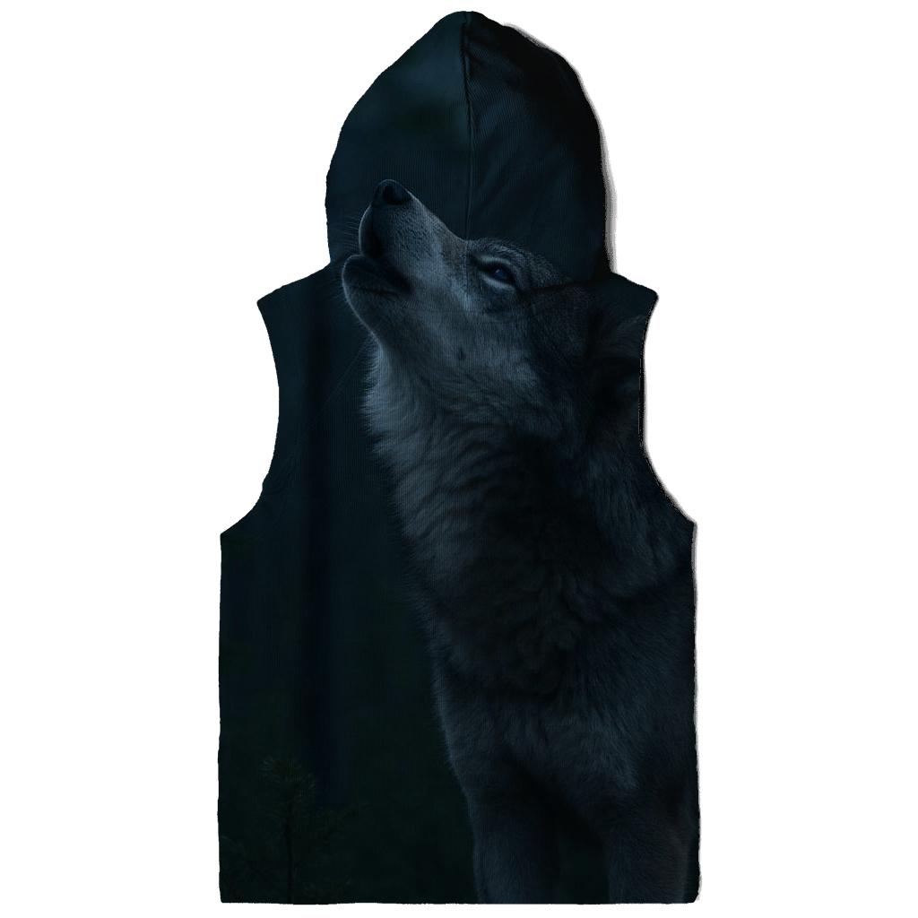 Blue Hour Chorus Gray Wolf hoodies fashion