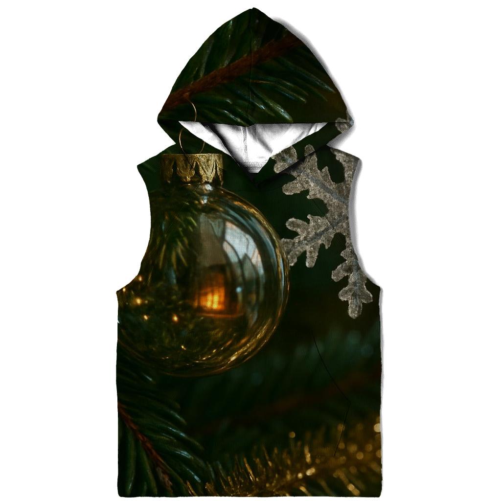 Pine Branch Ornaments In Quiet Focus hoodie styles