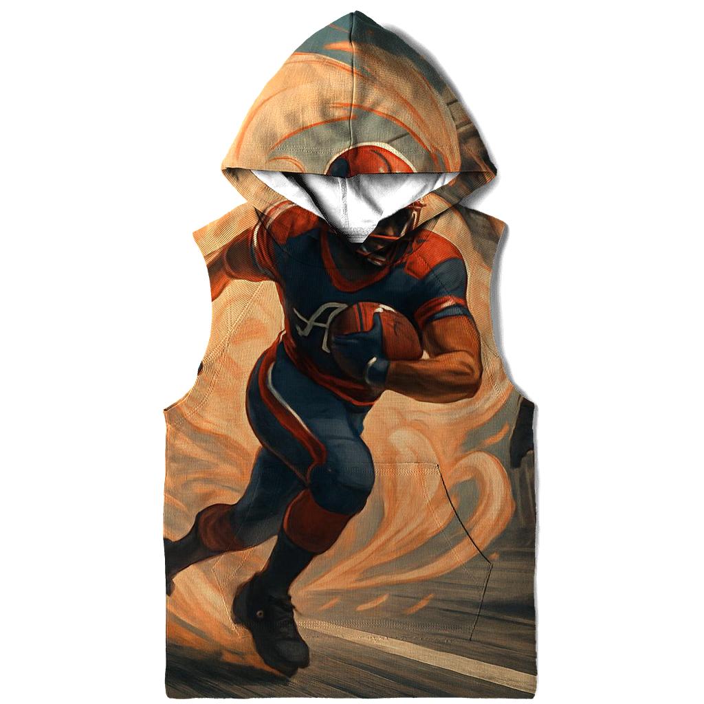Peachtree Wind Route Kick Return Clash graphic hoodies