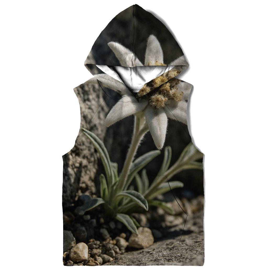 Alpine Edelweiss In Wind Sheltered Crevice hoodies fashion